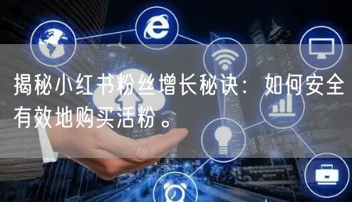揭秘小红书粉丝增长秘诀：如何安全有效地购买活粉。