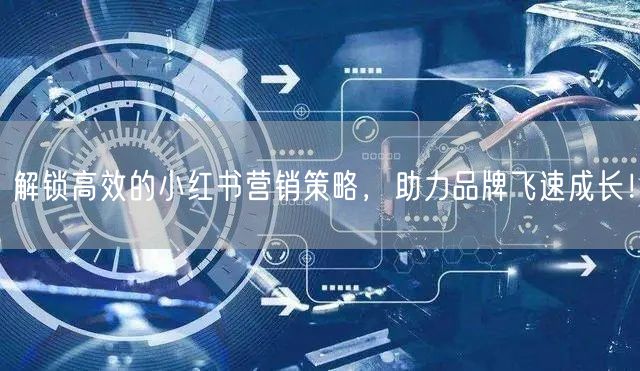 解锁高效的小红书营销策略,助力品牌飞速成长!