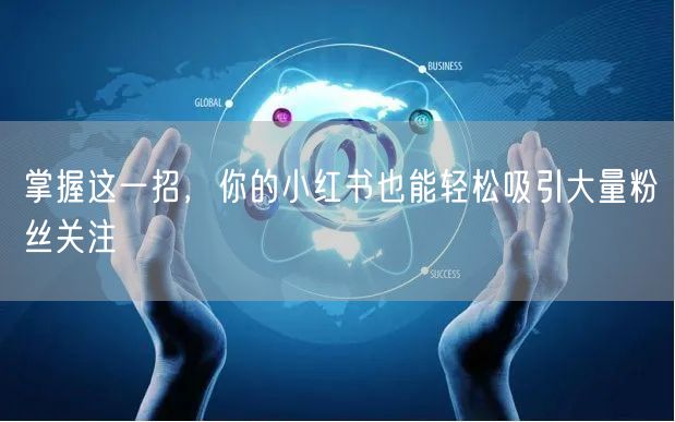 掌握这一招,你的小红书也能轻松吸引大量粉丝关注
