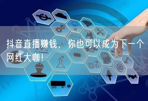 抖音直播赚钱，你也可以成为下一个网红大咖！